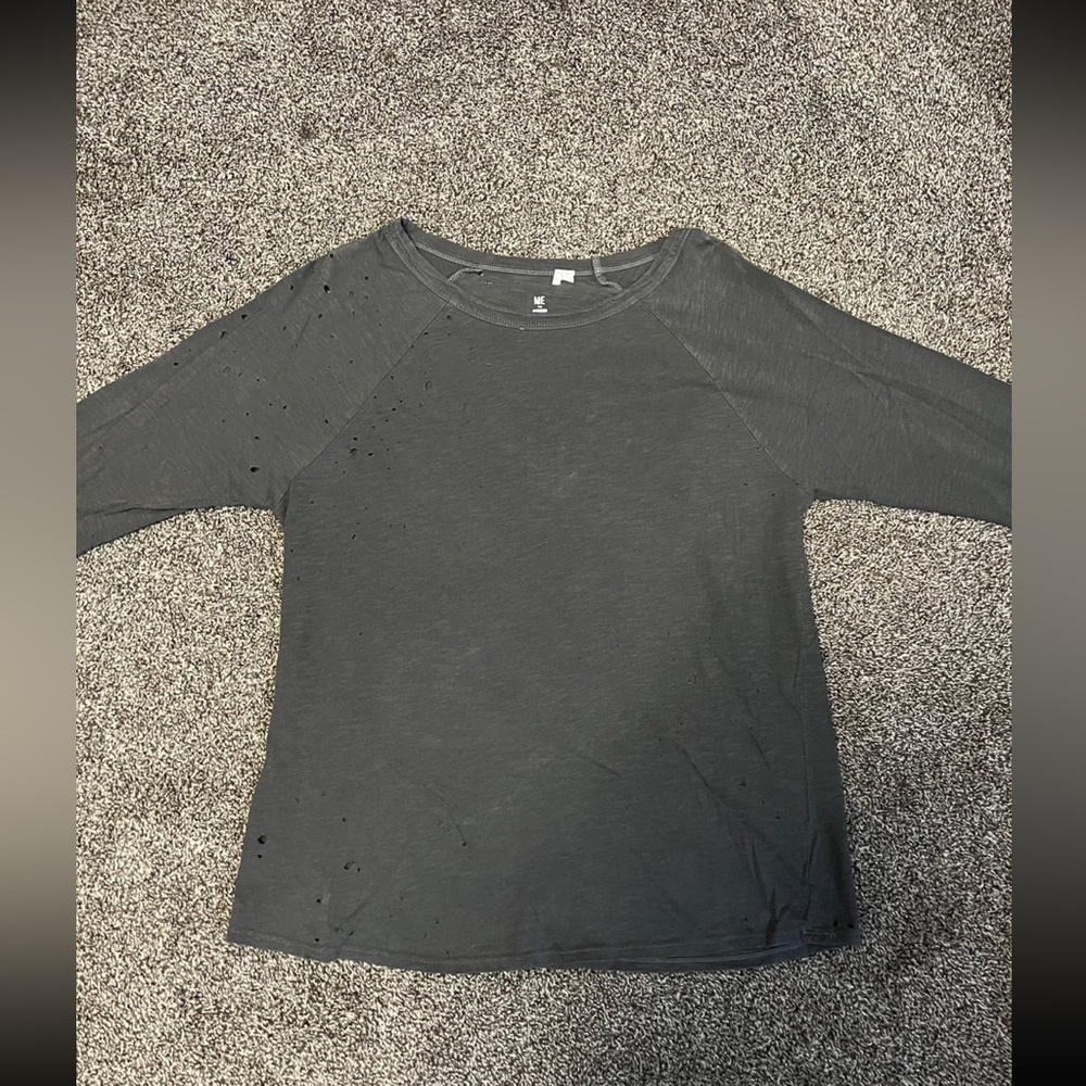 “Me to We / Pacsun” Dark Gray, Long sleeved‎ shirt